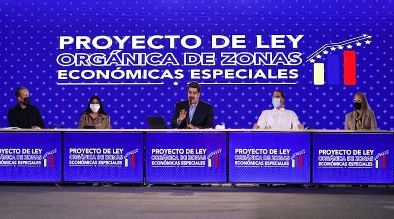 Alocución del Gobierno de Venezuela para exponer el proyecto de Ley Orgánica de Zonas Económicas Especiales.