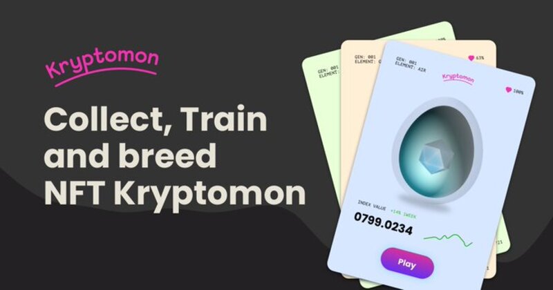 Para jugar en Kryptomon debes adquirir uno de los “huevos de criptomoneda”.