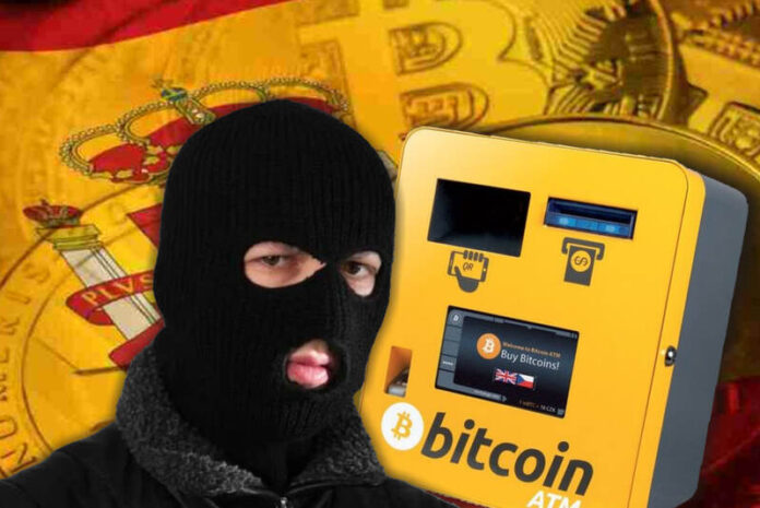 Maleantes se roban ATM de Bitcoin en Barcelona.