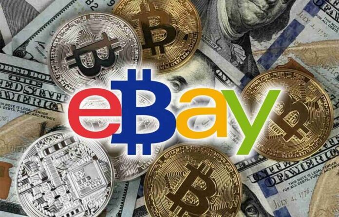Ebay como otras plataformas explora la adopción de criptomonedas.