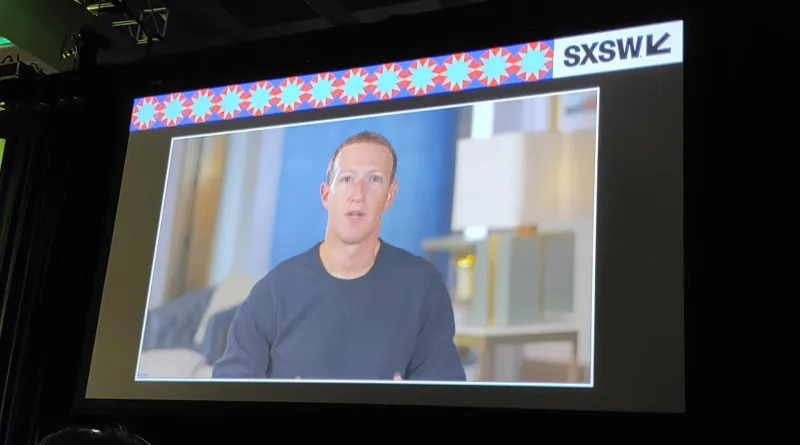 Mark Zuckerberg habló de los NFT en Meta desde la SXSW Conference & Festivals 2022.