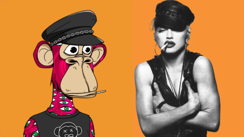 Madonna asegura que el BAYC #4988 está inspirado en ella.