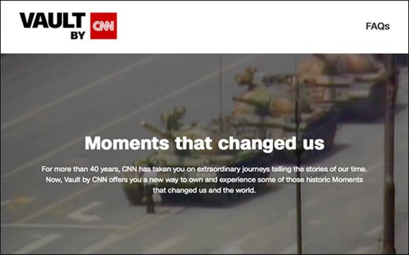 Los coleccionables de “Vault by CNN” recibieron burlas de usuarios.